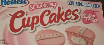 Strawberry Cupcakes Frosted Cake With Creamy Filling, Strawberry