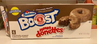 Chocolate Mocha Caffeinated Donuts, Chocolate; Mocha