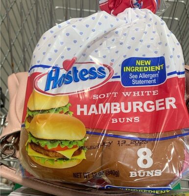Soft White Hamburger Buns, Soft White