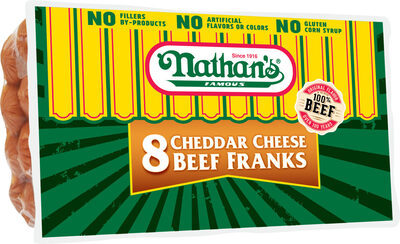 Cheddar Cheese Beef Franks, Cheddar Cheese