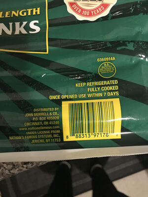 Beef Bun Length Franks, Beef