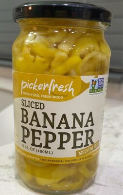 Medium Hot Sliced Banana Pepper