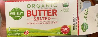 Salted Organic Butter, Salted