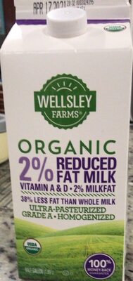 Organic 2% Reduced Fat Milk