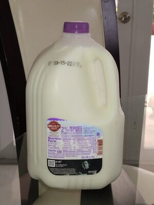 2% Reduced Fat Milk