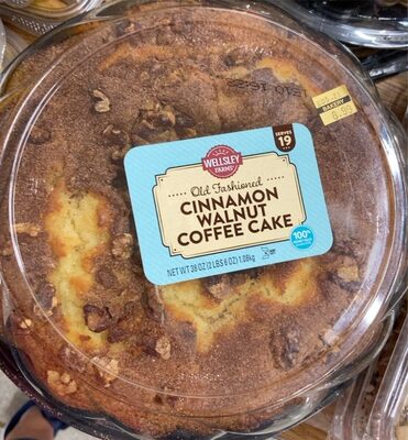 Cinnamon Walnut Coffee Old Fashioned Cake, Cinnamon Walnut Coffee