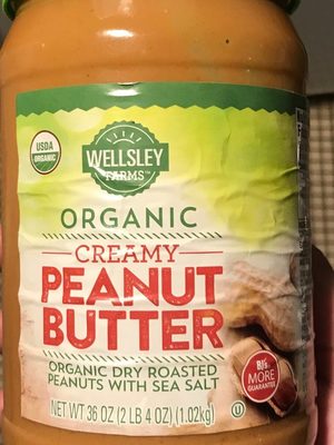 Creamy Organic Peanut Butter, Creamy