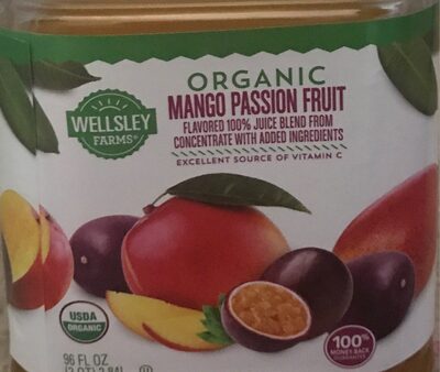 Mango Passion Fruit Organic Juice Blend, Mango Passion Fruit
