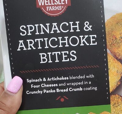 Spinach & Artichokes Blended With Four Cheeses And Wrapped In A Crunchy Panko Bread Crumb Coating Bites, Spinach & Artichoke