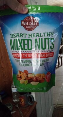 Heart Healthy Peanuts, Almonds, Pistachios, Pecans, Walnuts & Hazelnuts Mixed Nuts, Heart Healthy