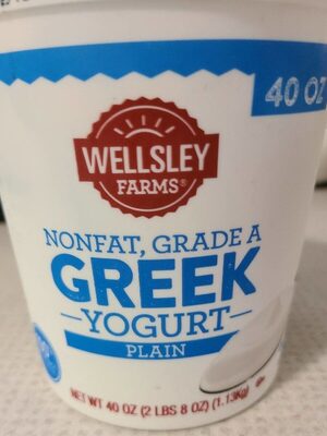 Plain Greek Nonfat Yogurt, Plain