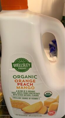 Orange, Peach, Mango Organic Blend, Orange, Peach, Mango