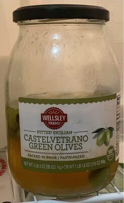 Castlevetrano Pitted Sicilian Green Olives, Castlevetrano