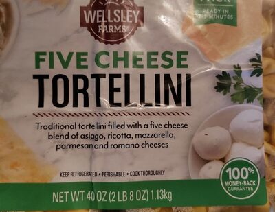Five Cheese Traditional Tortellini Filled With A Five Cheese Blend Of Asiago, Ricotta, Mozzarella, Parmesan And Romano Cheeses Tortellini, Five Cheese