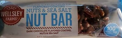 Dark Chocolate Coating Nuts & Sea Salt Nut Bar, Dark Chocolate Coating Nuts & Sea Salt