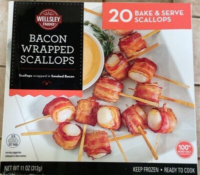 Bacon Wrapped Scallops, Bacon