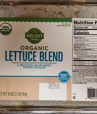 Organic Lettuce Blend