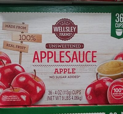 Unsweetened Apple Applesauce, Unsweetened Apple