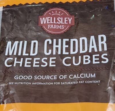 Mild Cheddar Cheese Cubes, Mild Cheddar