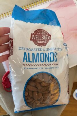 Dry Roasted & Unsalted Almonds, Dry Roasted & Unsalted