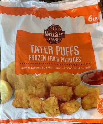 Tater Puffs Frozen Fried Potatoes, Tater Puffs