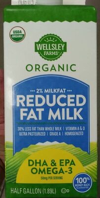 Organic 2% Reduced Fat Milk