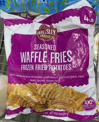 Seasoned Waffle Fries Frozen Fried Potatoes, Seasoned Waffle Fries