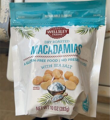 Dry Roasted Macadamias With Sea Salt, Dry Roasted With Sea Salt