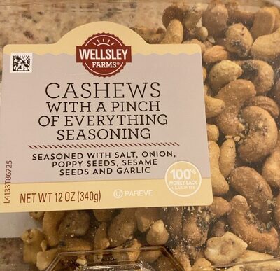 Cashews With A Pinch Of Everything Seasoning, Pinch Of Everything Seasoning