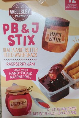 Pb & J Stix And Raspberry Jam, Pb & J, Raspberry