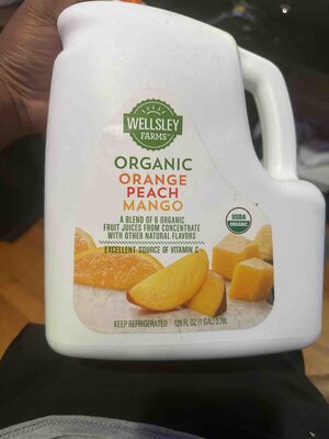 Orange Peach Mango Organic Juice, Orange Peach Mango
