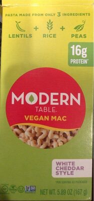 White Cheddar Style Vegan Mac, White Cheddar Style
