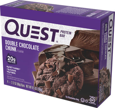 Double Chocolate Chunk Protein Bars, Double Chocolate Chunk
