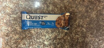 Oatmeal Chocolate Chip Protein Bar, Oatmeal Chocolate Chip