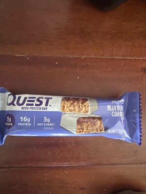 Blueberry Cobbler Flavor Protein Bar, Blueberry Cobbler