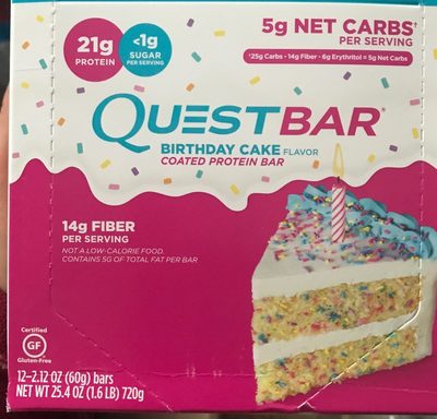 Birthday Cake Protein Bars, Birthday Cake
