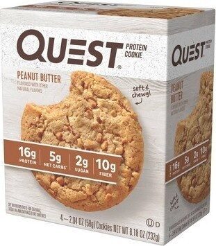 Peanut Butter Soft & Chewy Protein Cookies, Peanut Butter