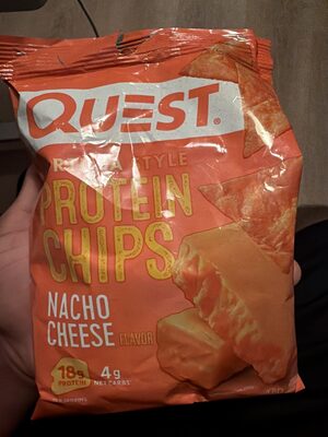 Nacho Cheese Flavor Tortilla Style Protein Chips, Nacho Cheese