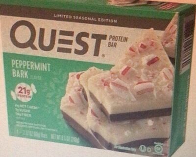 Peppermint Bark Protein Bars, Peppermint Bark