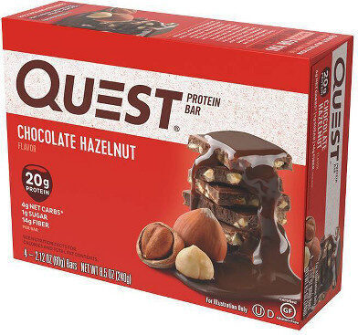 Chocolate Hazelnut Flavor Protein Bars, Chocolate Hazelnut