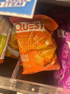 Nacho Cheese Tortilla Style Protein Chips, Nacho Cheese