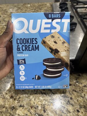 Cookies & Cream Protein Bars, Cookies & Cream