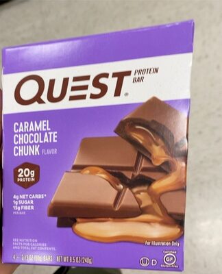 Caramel Chocolate Chunk Protein Bars, Caramel Chocolate Chunk