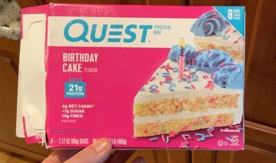 Birthday Cake Protein Bars, Birthday Cake