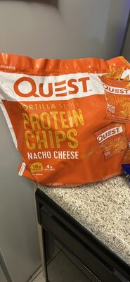 Nacho Cheese Tortilla Style Protein Chips, Nacho Cheese