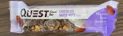 Chocolate Mixed Nuts Flavor Snack Bar, Chocolate; Mixed Nuts