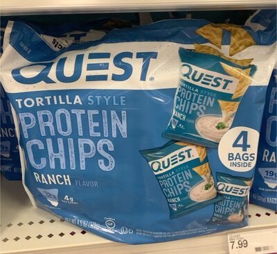 Ranch Tortilla Style Protein Chips, Ranch
