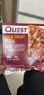 Meat Lover's Mozzarella, Spicy Italian Sausage, Smoked Ham, Uncured Pepperoni And Bacon On A Flourless Crust Loaded Pizza, Meat Lover's