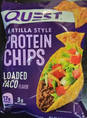 Tortilla Style Loaded Taco Flavor Protein Chips