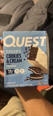 Cookies & Cream Crispy Hero Protein Bars, Cookies & Cream